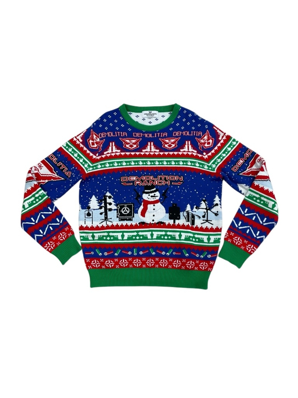 Demolition Ranch Ugly Christmas Sweater Bunker Branding Medium